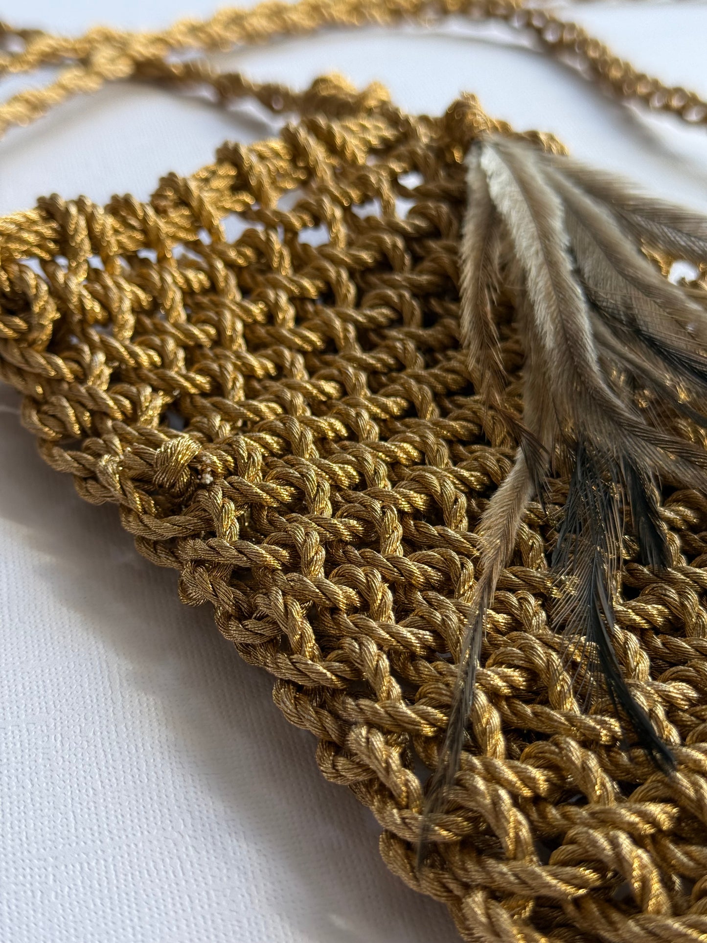 Gold Looped Dilly Bag