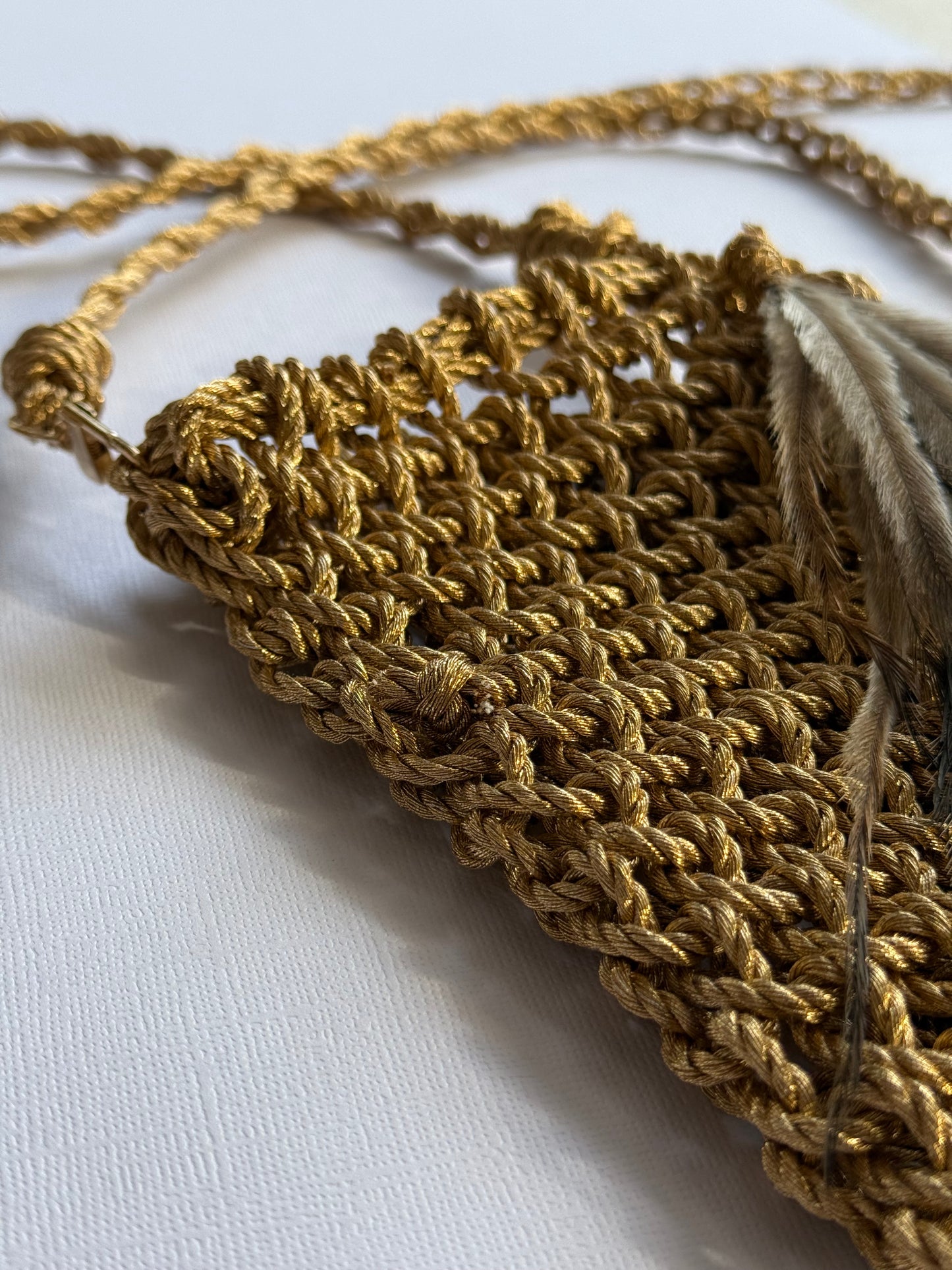 Gold Looped Dilly Bag