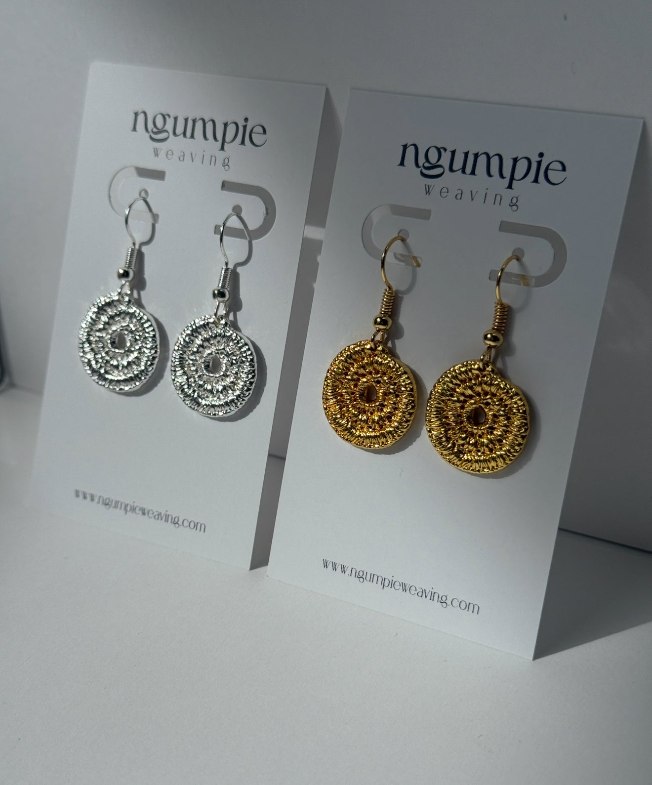 Copper weaved Earrings