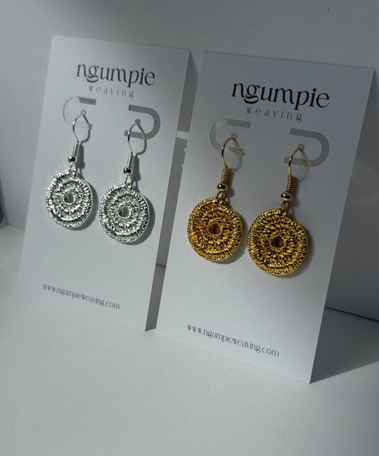 Copper weaved Earrings