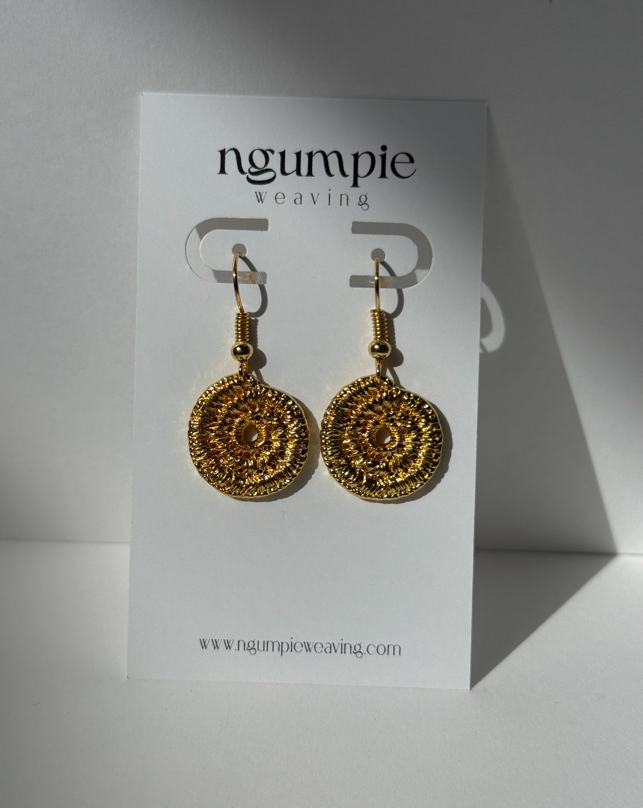 Copper weaved Earrings